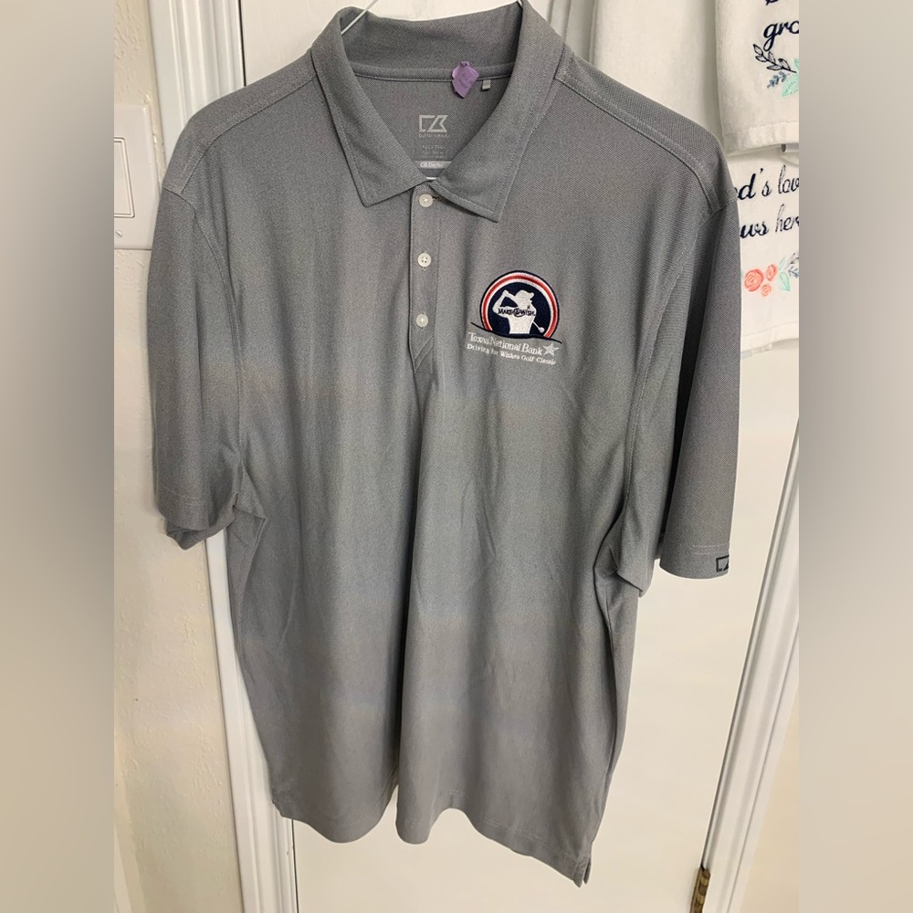 Cutter Buck CB DRYTEC Short Sleeve Shirt Soft Size XL PreOwned